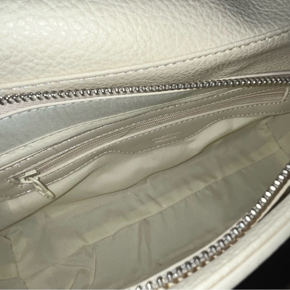 $228 Valentino Orlandi Crossbody Off-White NWT - Picture 7 of 12